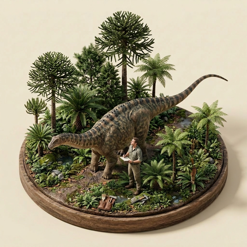 Apatosaurus scale