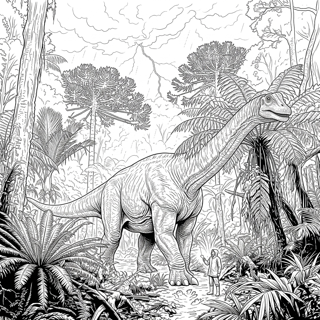 Argentinasaurus coloring-scale