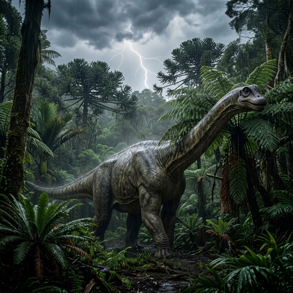 Argentinasaurus diorama