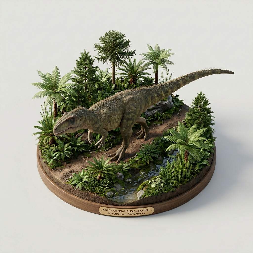 Giganotosaurus diorama
