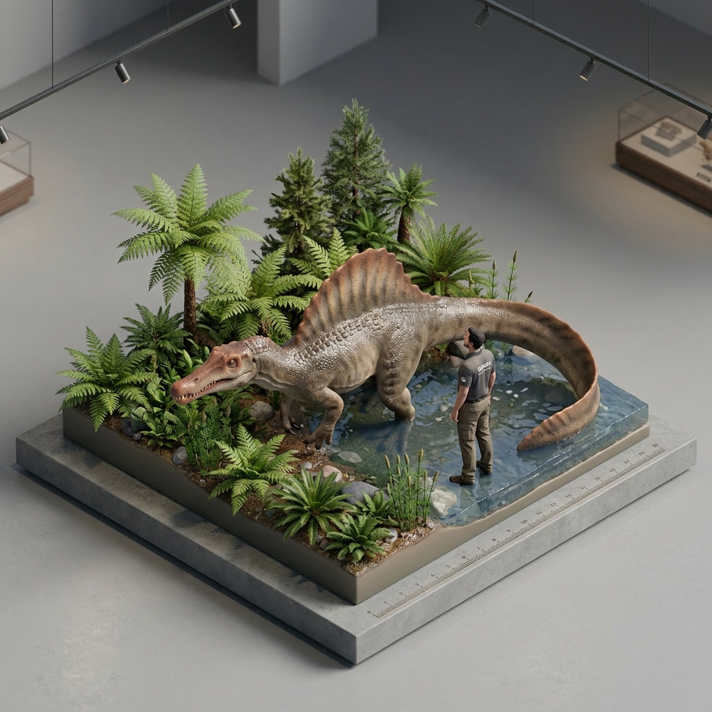 Spinosaurus scale
